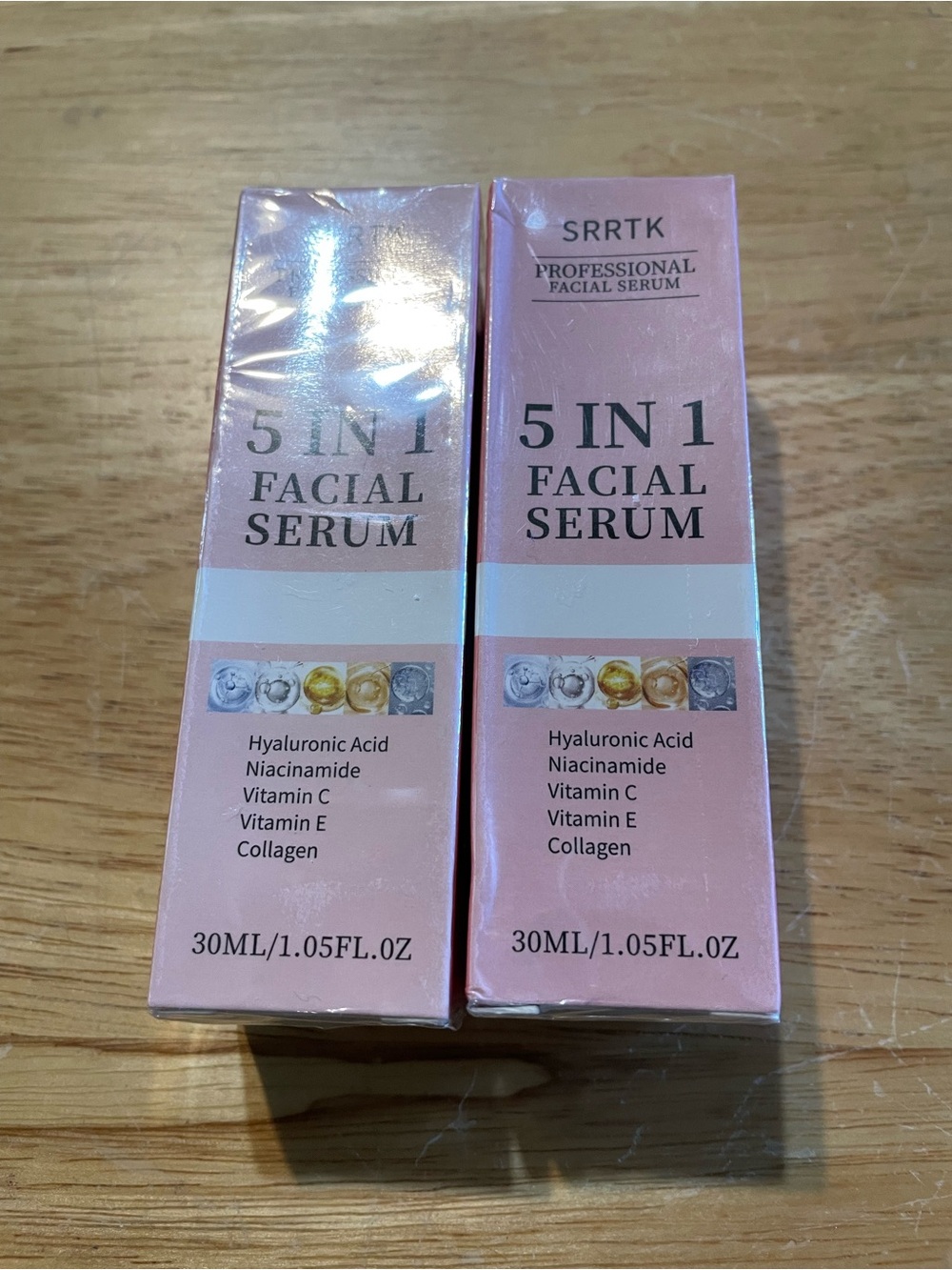 5-in-1 Facial Serum — Pink Hydrating & Brightening Serum